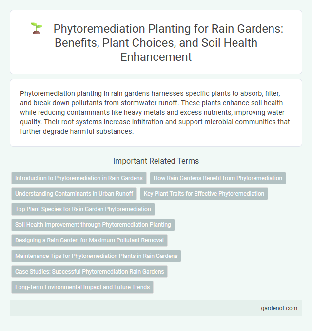 Phytoremediation Planting for Rain Gardens: Benefits, Plant Choices, and Soil Health Enhancement