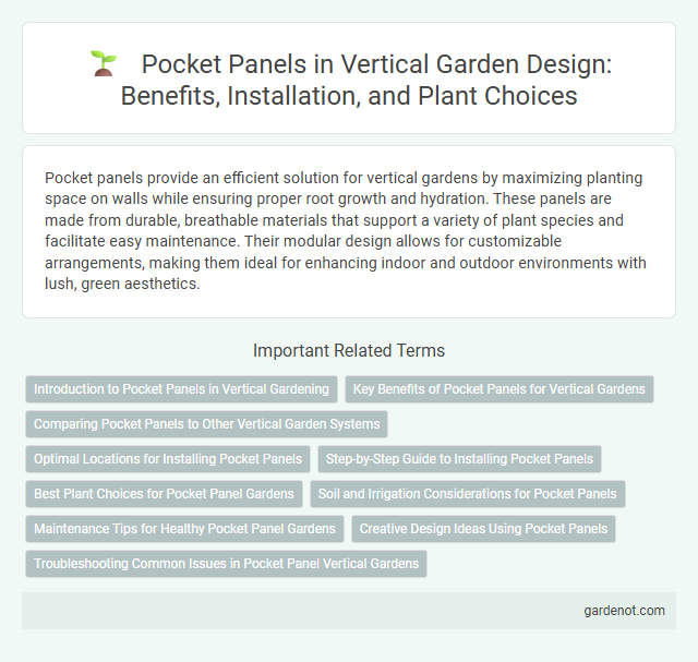 Pocket Panels in Vertical Garden Design: Benefits, Installation, and Plant Choices