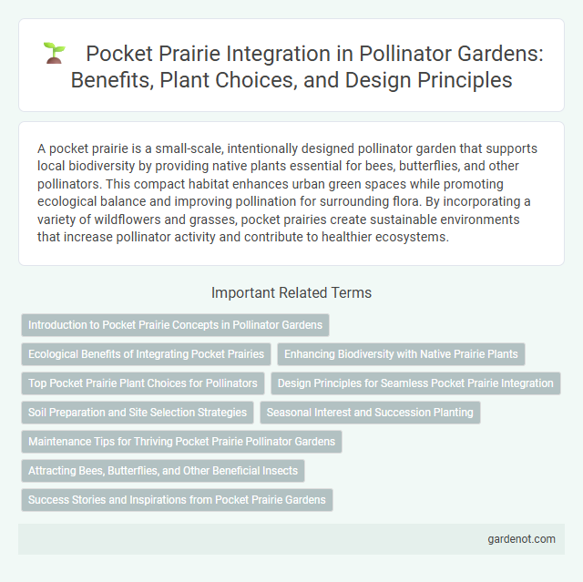 Pocket Prairie Integration in Pollinator Gardens: Benefits, Plant Choices, and Design Principles