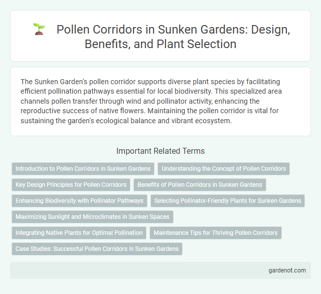 Pollen Corridors in Sunken Gardens: Design, Benefits, and Plant Selection