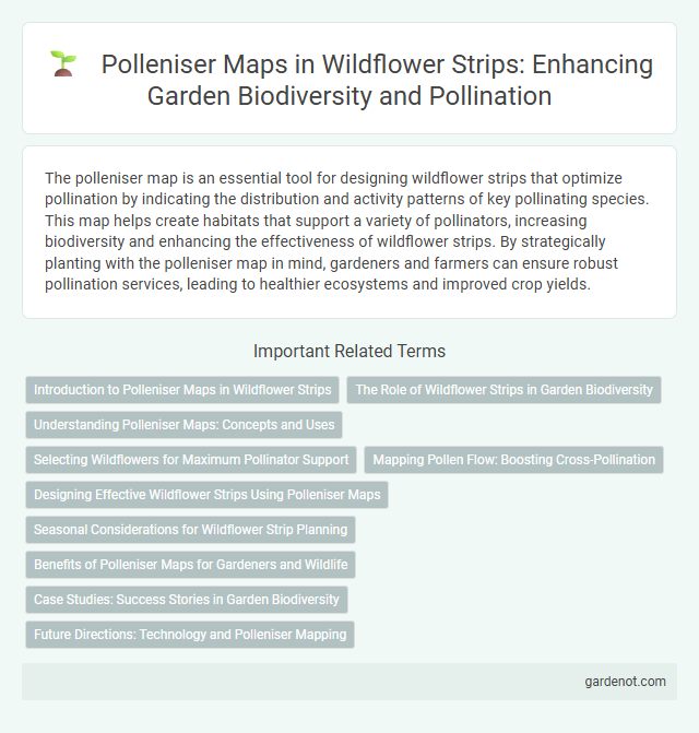 Polleniser Maps in Wildflower Strips: Enhancing Garden Biodiversity and Pollination