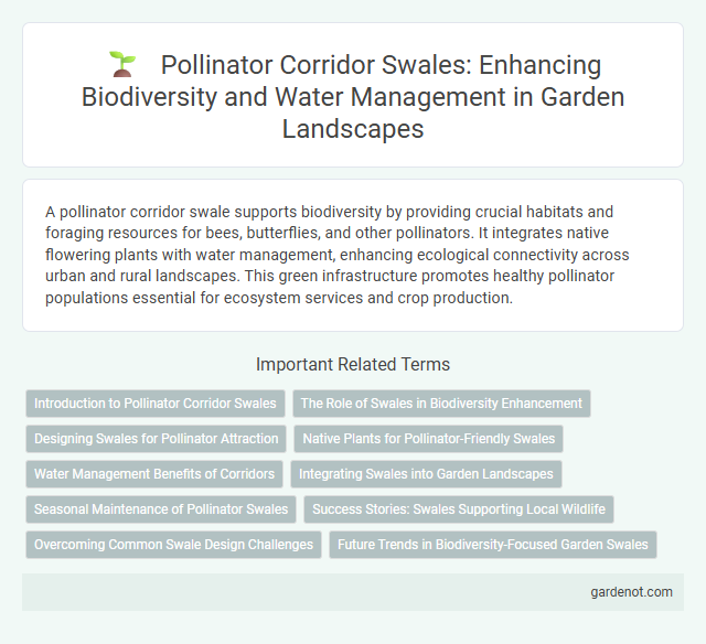 Pollinator Corridor Swales: Enhancing Biodiversity and Water Management in Garden Landscapes