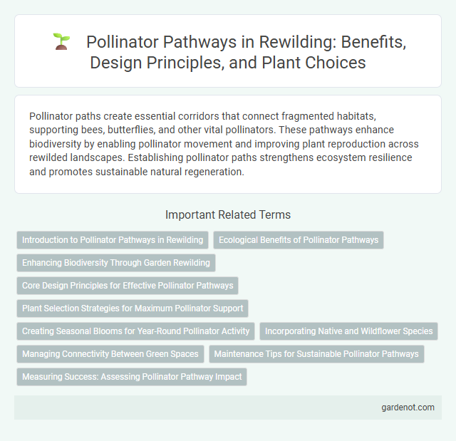 Pollinator Pathways in Rewilding: Benefits, Design Principles, and Plant Choices