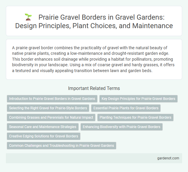 Prairie Gravel Borders in Gravel Gardens: Design Principles, Plant Choices, and Maintenance