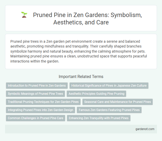 Pruned Pine in Zen Gardens: Symbolism, Aesthetics, and Care