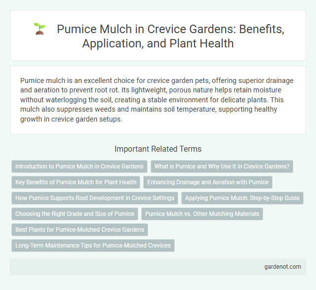 Pumice Mulch in Crevice Gardens: Benefits, Application, and Plant Health