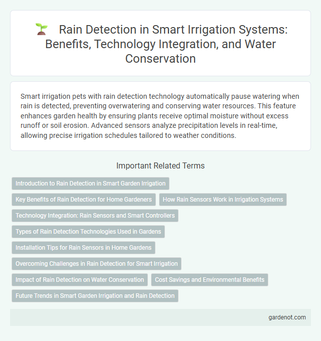 Rain Detection in Smart Irrigation Systems: Benefits, Technology Integration, and Water Conservation