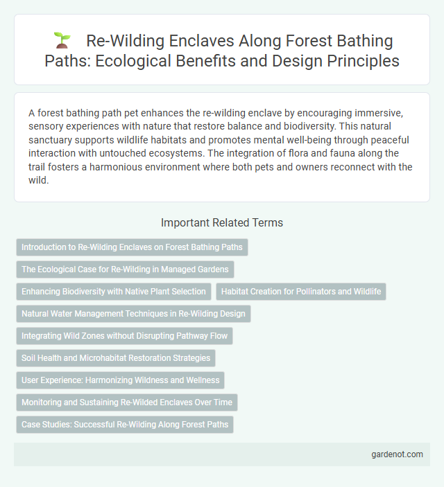 Re-Wilding Enclaves Along Forest Bathing Paths: Ecological Benefits and Design Principles