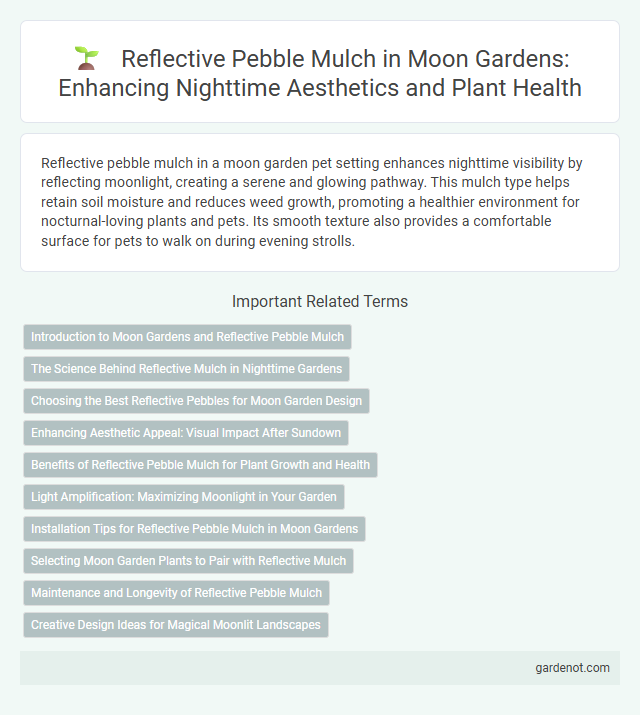 Reflective Pebble Mulch in Moon Gardens: Enhancing Nighttime Aesthetics and Plant Health