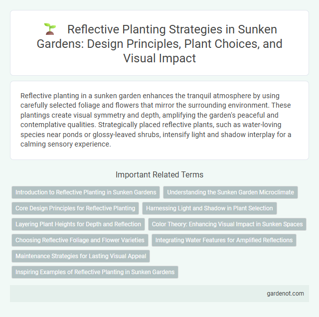 Reflective Planting Strategies in Sunken Gardens: Design Principles, Plant Choices, and Visual Impact