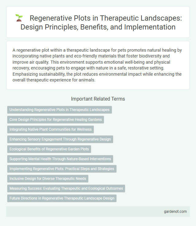Regenerative Plots in Therapeutic Landscapes: Design Principles, Benefits, and Implementation