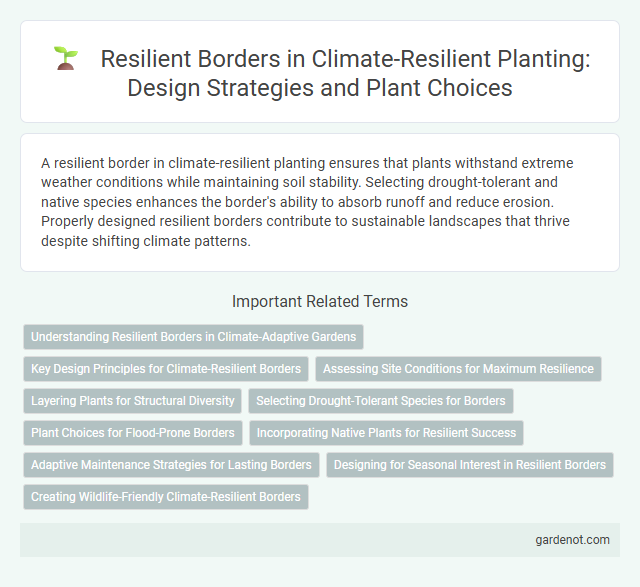 Resilient Borders in Climate-Resilient Planting: Design Strategies and Plant Choices