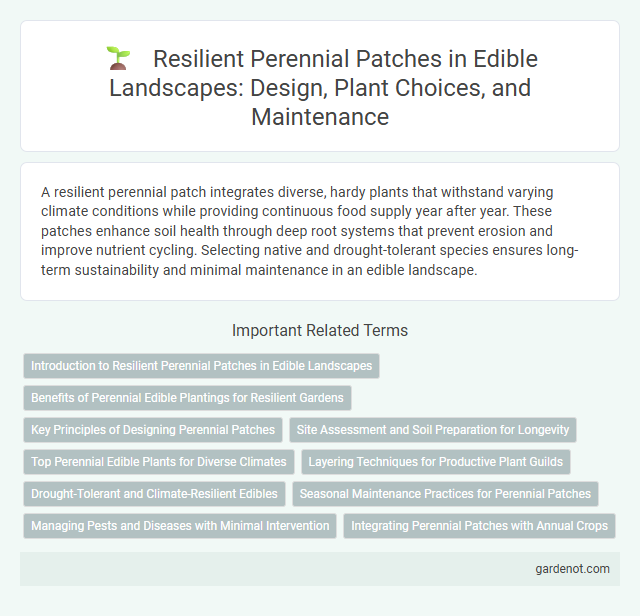 Resilient Perennial Patches in Edible Landscapes: Design, Plant Choices, and Maintenance
