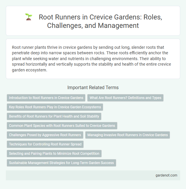 Root Runners in Crevice Gardens: Roles, Challenges, and Management