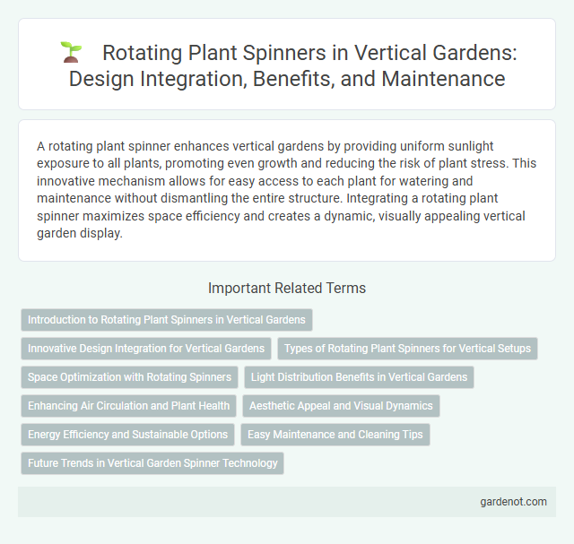 Rotating Plant Spinners in Vertical Gardens: Design Integration, Benefits, and Maintenance