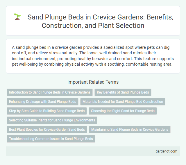 Sand Plunge Beds in Crevice Gardens: Benefits, Construction, and Plant Selection
