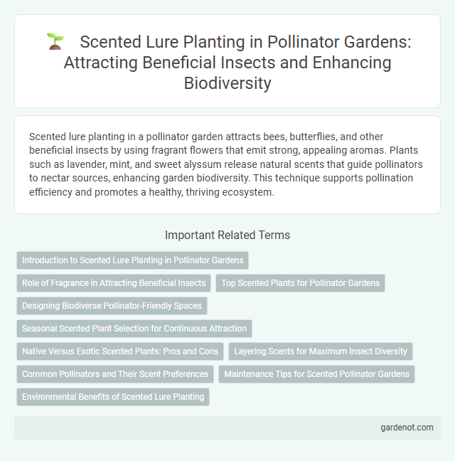 Scented Lure Planting in Pollinator Gardens: Attracting Beneficial Insects and Enhancing Biodiversity