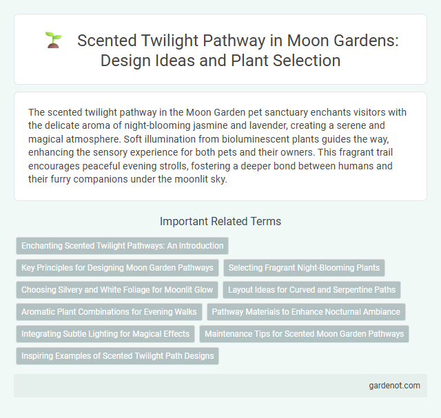 Scented Twilight Pathway in Moon Gardens: Design Ideas and Plant Selection