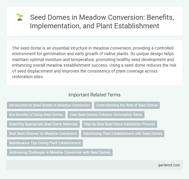 Seed Domes in Meadow Conversion: Benefits, Implementation, and Plant Establishment