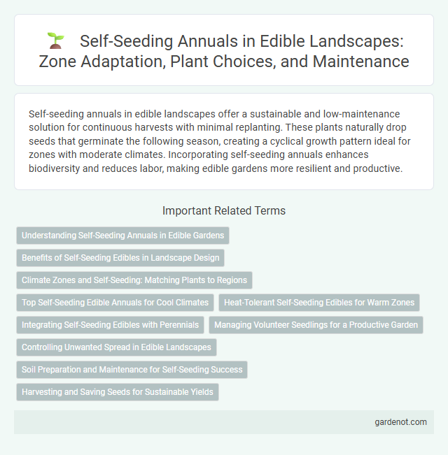 Self-Seeding Annuals in Edible Landscapes: Zone Adaptation, Plant Choices, and Maintenance