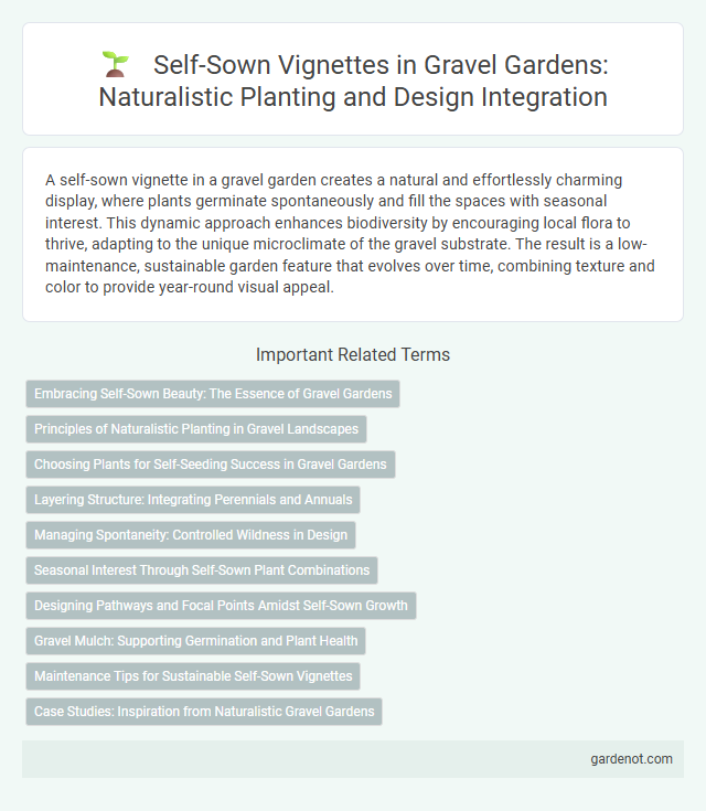 Self-Sown Vignettes in Gravel Gardens: Naturalistic Planting and Design Integration