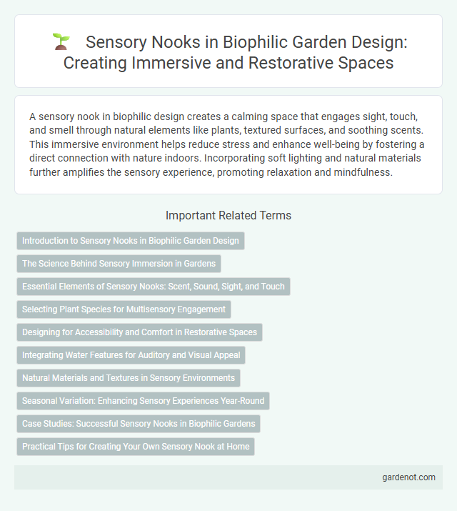 Sensory Nooks in Biophilic Garden Design: Creating Immersive and Restorative Spaces