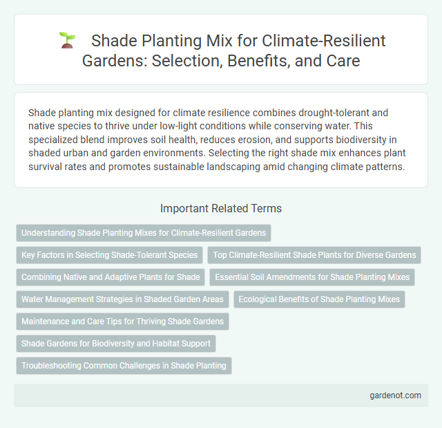 Shade Planting Mix for Climate-Resilient Gardens: Selection, Benefits, and Care