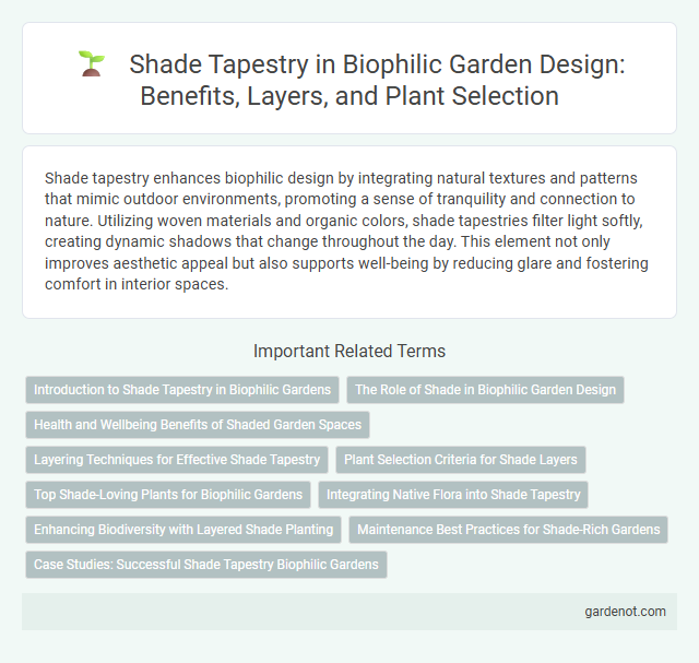 Shade Tapestry in Biophilic Garden Design: Benefits, Layers, and Plant Selection