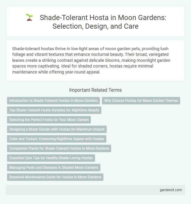 Shade-Tolerant Hosta in Moon Gardens: Selection, Design, and Care