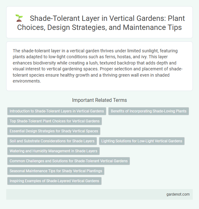 Shade-Tolerant Layer in Vertical Gardens: Plant Choices, Design Strategies, and Maintenance Tips