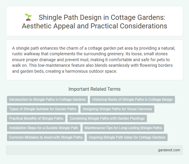 Shingle Path Design in Cottage Gardens: Aesthetic Appeal and Practical Considerations