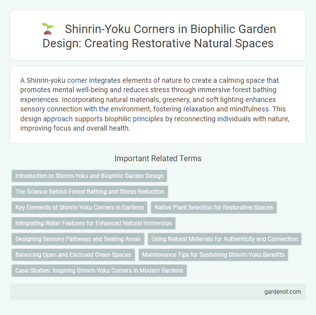 Shinrin-Yoku Corners in Biophilic Garden Design: Creating Restorative Natural Spaces