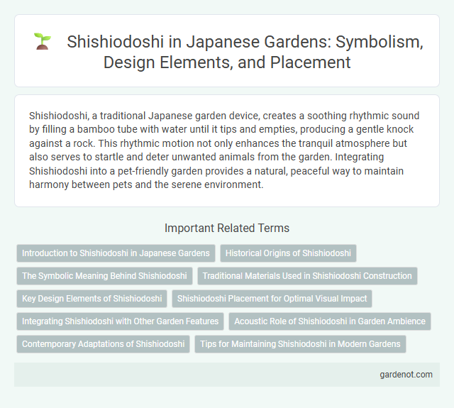 Shishiodoshi in Japanese Gardens: Symbolism, Design Elements, and Placement