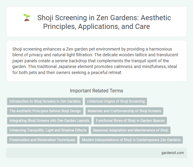 Shoji Screening in Zen Gardens: Aesthetic Principles, Applications, and Care