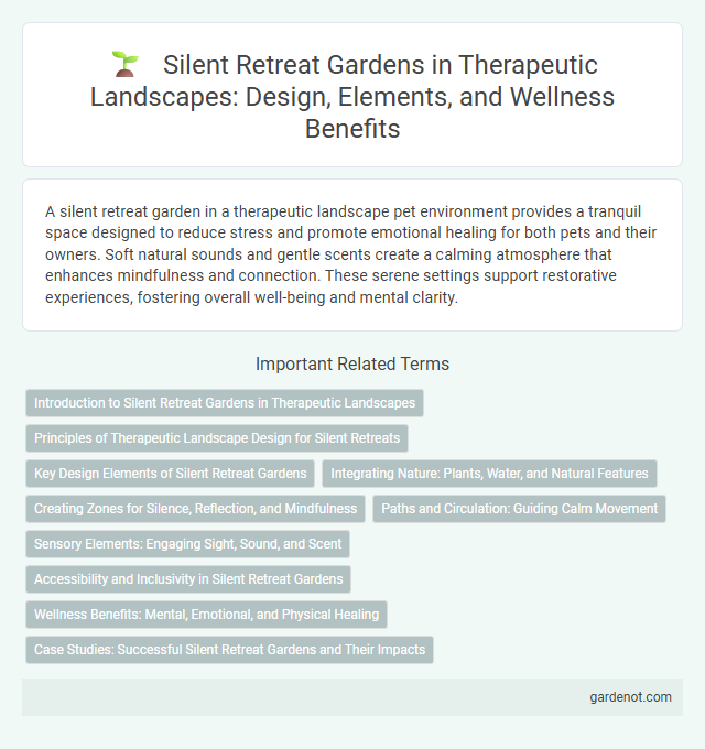 Silent Retreat Gardens in Therapeutic Landscapes: Design, Elements, and Wellness Benefits