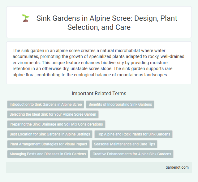 Sink Gardens in Alpine Scree: Design, Plant Selection, and Care