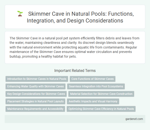 Skimmer Cave in Natural Pools: Functions, Integration, and Design Considerations