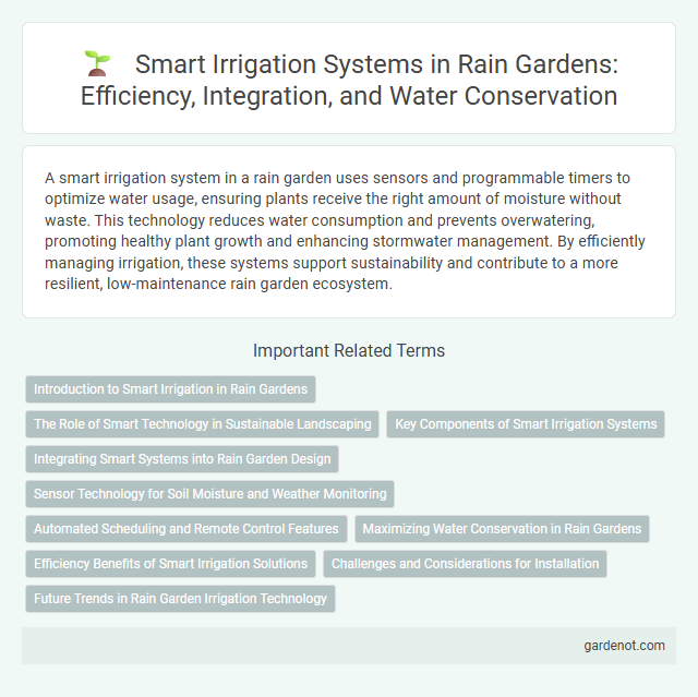 Smart Irrigation Systems in Rain Gardens: Efficiency, Integration, and Water Conservation