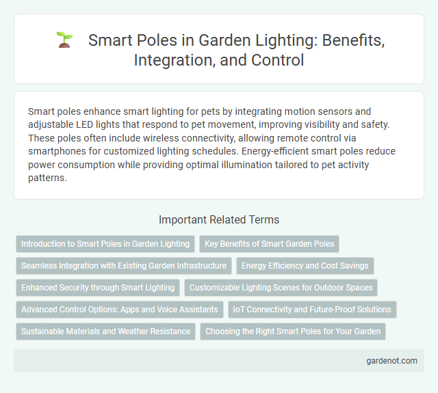 Smart Poles in Garden Lighting: Benefits, Integration, and Control