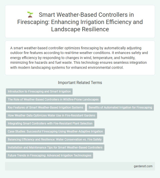Smart Weather-Based Controllers in Firescaping: Enhancing Irrigation Efficiency and Landscape Resilience