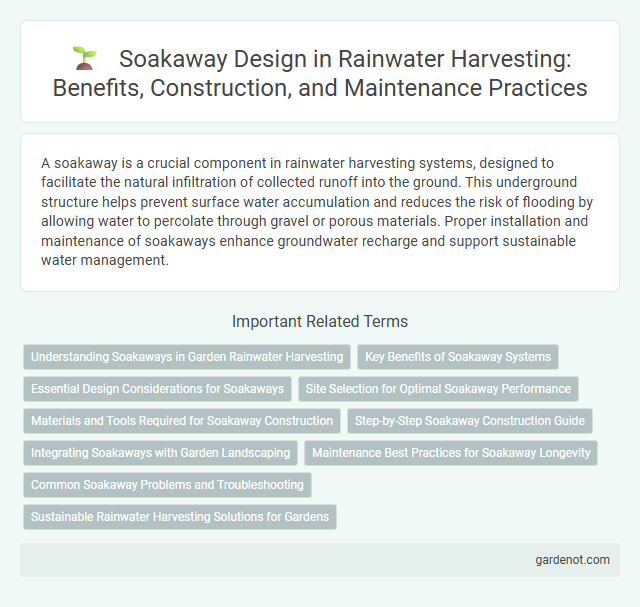 Soakaway Design in Rainwater Harvesting: Benefits, Construction, and Maintenance Practices