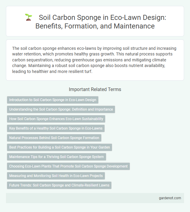Soil Carbon Sponge in Eco-Lawn Design: Benefits, Formation, and Maintenance