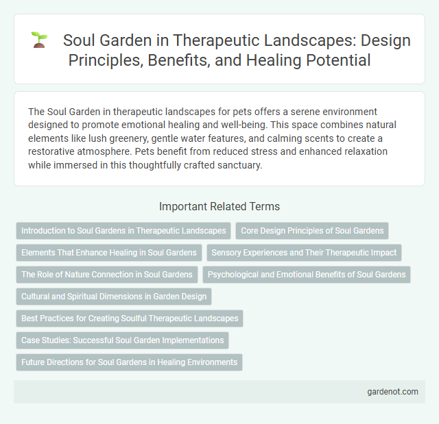 Soul Garden in Therapeutic Landscapes: Design Principles, Benefits, and Healing Potential