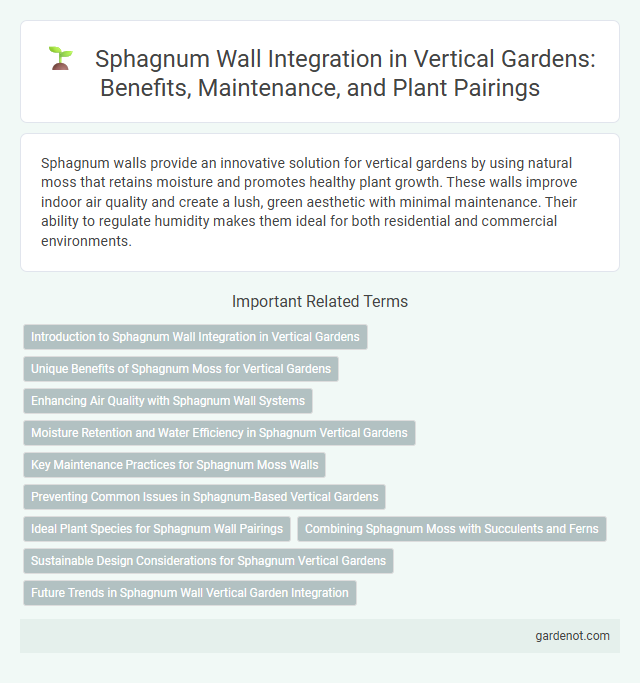 Sphagnum Wall Integration in Vertical Gardens: Benefits, Maintenance, and Plant Pairings