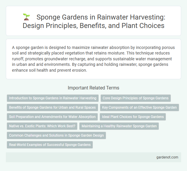 Sponge Gardens in Rainwater Harvesting: Design Principles, Benefits, and Plant Choices