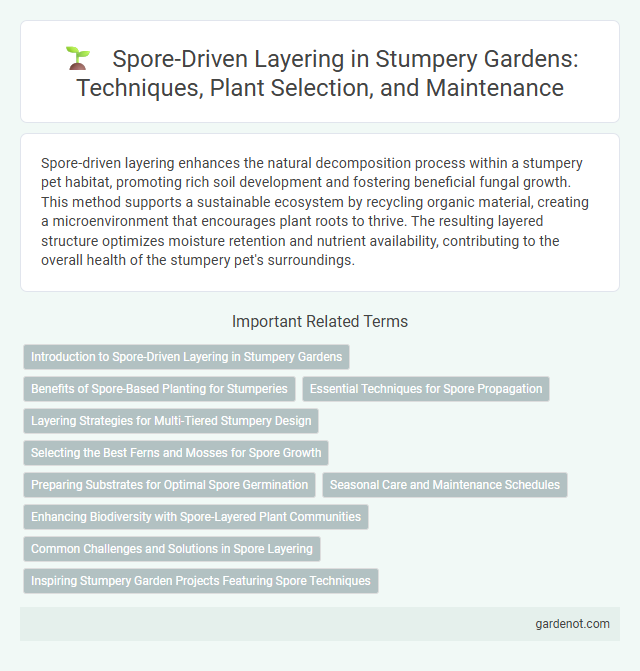 Spore-Driven Layering in Stumpery Gardens: Techniques, Plant Selection, and Maintenance