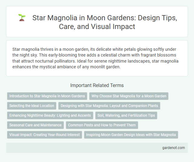 Star Magnolia in Moon Gardens: Design Tips, Care, and Visual Impact
