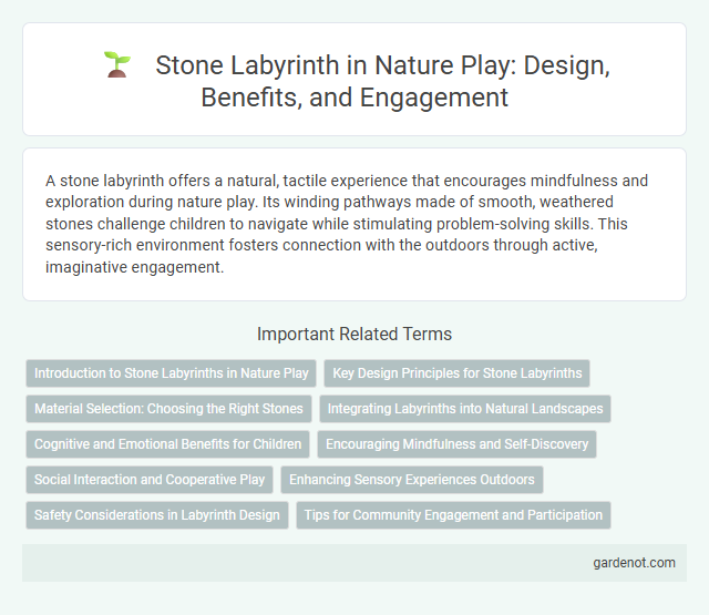 Stone Labyrinth in Nature Play: Design, Benefits, and Engagement