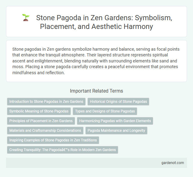 Stone Pagoda in Zen Gardens: Symbolism, Placement, and Aesthetic Harmony
