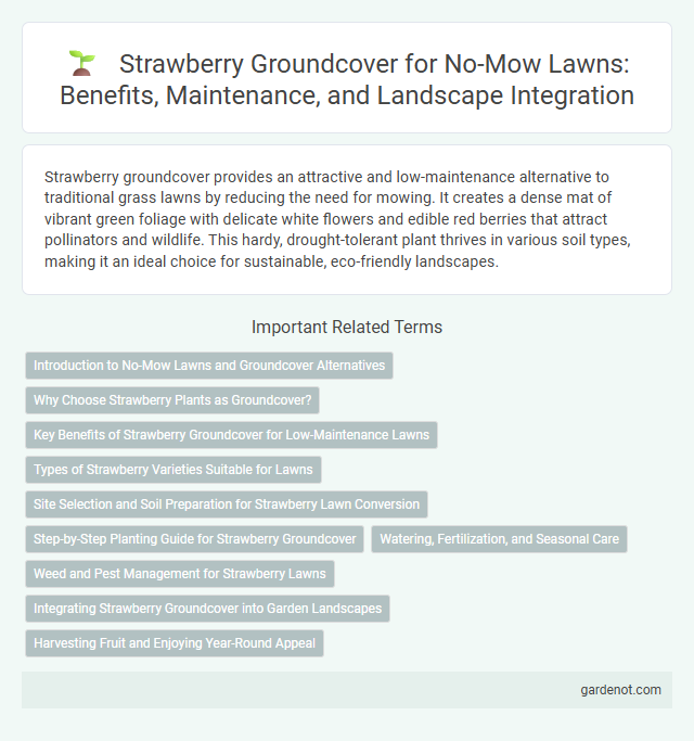 Strawberry Groundcover for No-Mow Lawns: Benefits, Maintenance, and Landscape Integration
